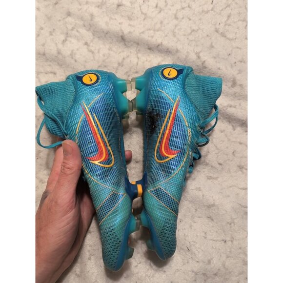 Nike Mercurial Superfly 8 Elite FG Size 5 Chlorine Blue Men Soccer DJ2839-484 - Picture 4 of 11